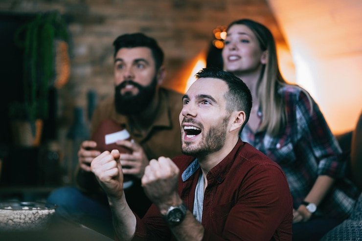 Antarmuka meja American Roulette langsung di bwin 365 dengan roda dan area taruhan
